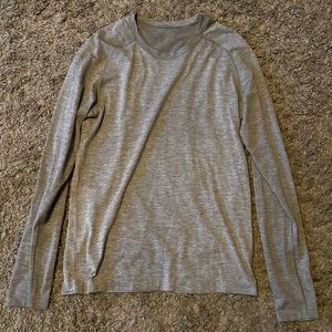 Lulu lemon grey long sleeve